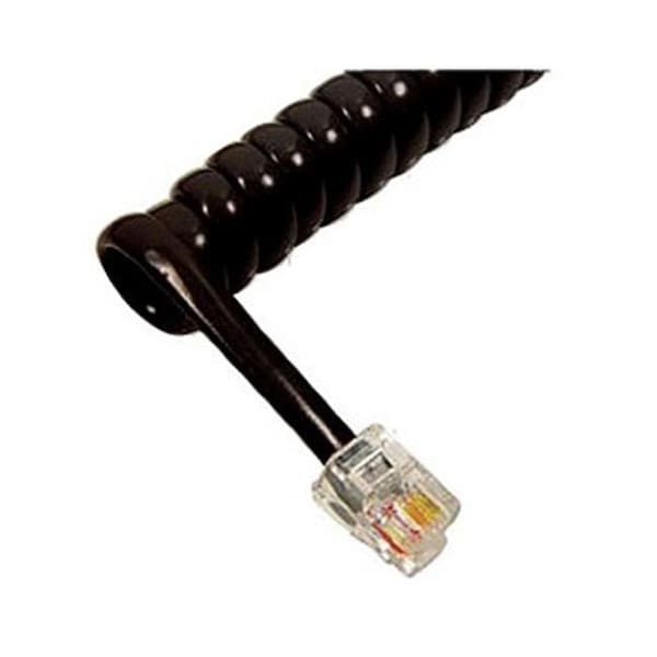 Cablesys Cablesys GCHA444025-FBK 25 ft. Handset Cord; Black GCHA444025-FBK - main